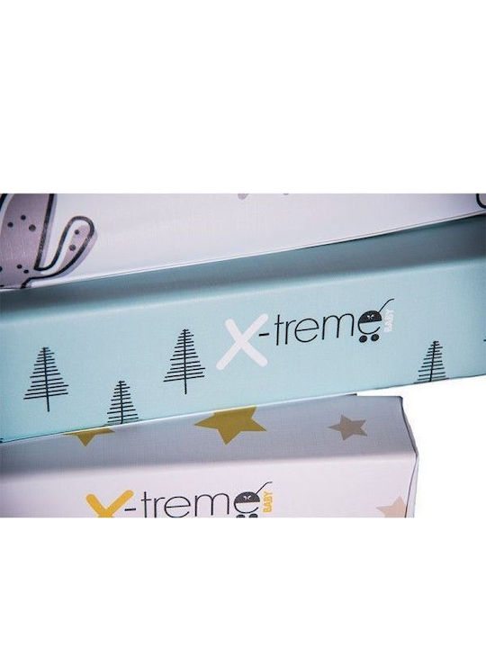X-treme Baby Hard Changing Pad Stars made of Plastic Grey 50x80cm