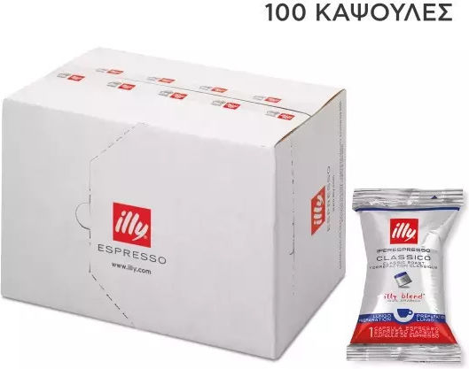 Illy Illy Espresso Kapseln Single Flowpack Kompatibel mit Iperespresso Maschine 100 Stück