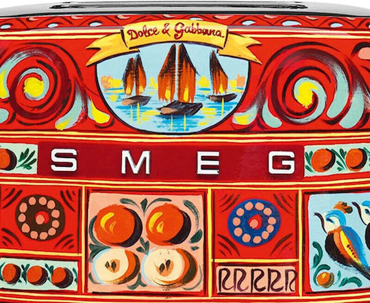 Smeg Toaster 2 Slots 950W Multicolour
