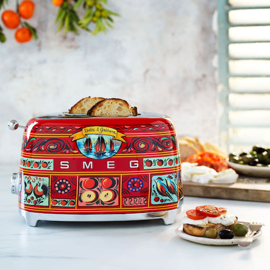 Smeg Toaster 2 Slots 950W Multicolour
