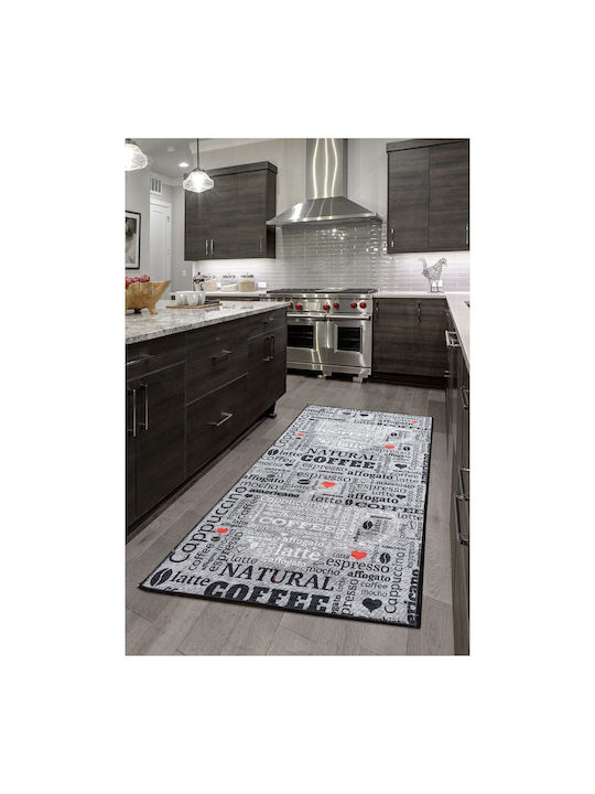 Conceptum Hypnose Χαλάκι Κουζίνας Διάδρομος Black-white 60x140εκ.