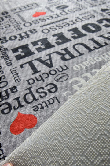 Conceptum Hypnose Kitchen Mat Runner Black-white 60x140εκ.