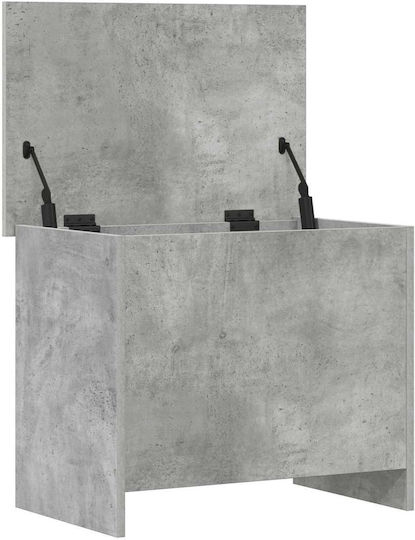 vidaXL Decorative Wooden Trunk Grey 60x40x50cm