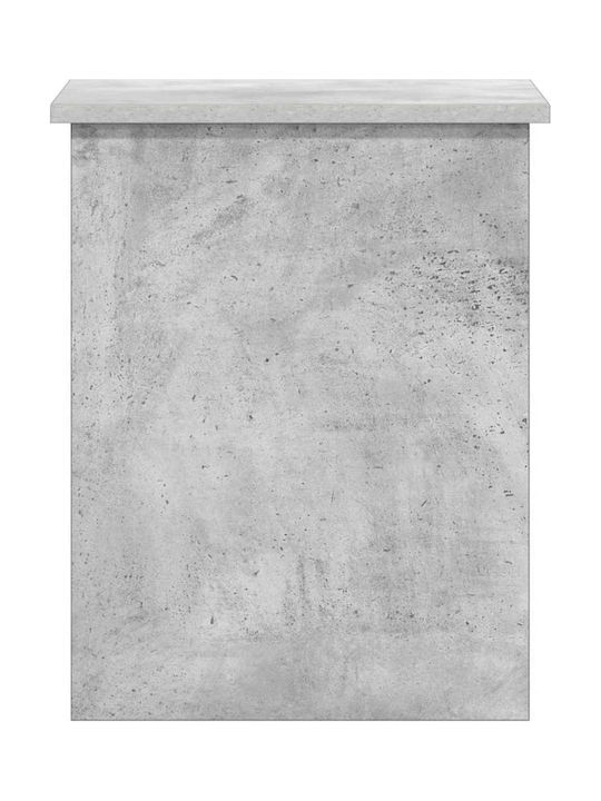 vidaXL Διακοσμητικό Μπαούλο Ξύλινο Γκρι 40x40x50εκ.