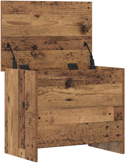 vidaXL Διακοσμητικό Μπαούλο Ξύλινο Καφέ 60x40x50εκ.