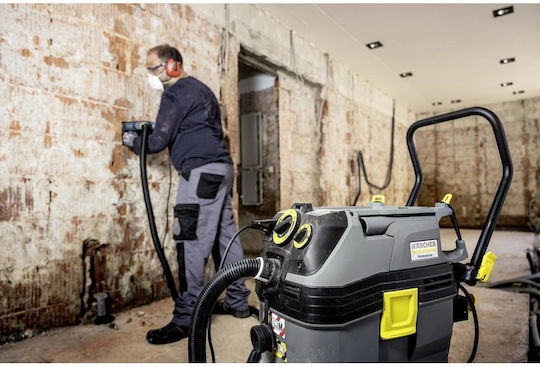Karcher NT 50/1 Tact Te M Σκούπα Υγρών / Στερεών 1380W με Πλαστικό Κάδο 50lt