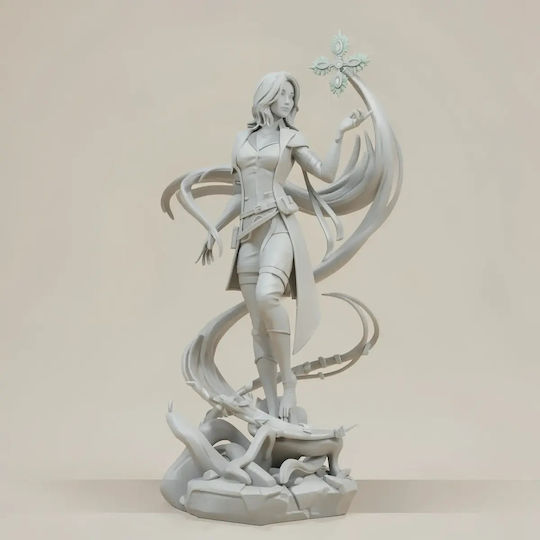 Unpainted 3D Figure Lune Clair Obscur Expedition 33 V4 Painting Diy Gift Colors 15.2 Cm 1:12