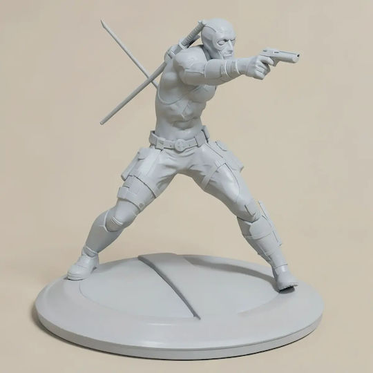 Άβαφη 3d Φιγούρα Deadpool V2 From Marvel Βάψιμο Diy Δώρο Χρώματα 15,2 Cm 1:12