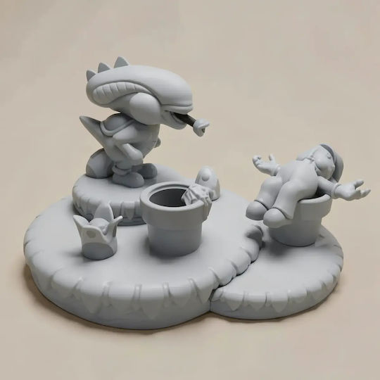 Sammlbare Figur Yoshi Alien Mashup Mario Alien 3d Bemalung Diy Geschenk Farben 20 Cm 1:8