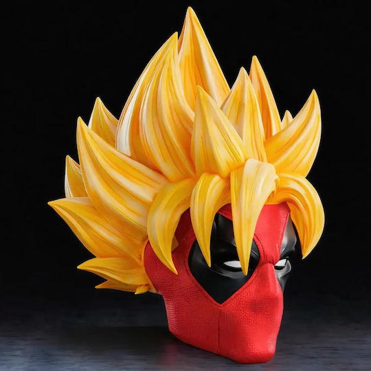 Unpainted 3D Figure Cosplay Saiyan Deadpool Painting Diy Gift Colors 15.2 Cm 1:12