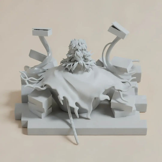 Figurină 3D Nevopsită Kyojuro Rengoku Model 3D Luând Cina Din Demon Slayer Vopsire Diy Cadou Culori 20 Cm 1:8