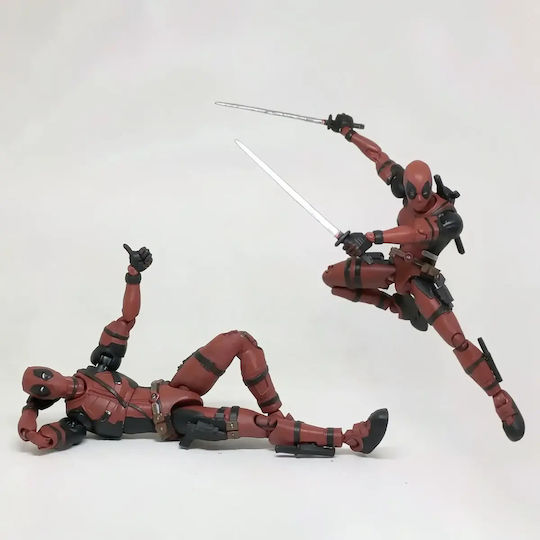 Unpainted 3D Deadpool Action Figurine 3D Painting DIY Gift Colors 30 Cm 1:6
