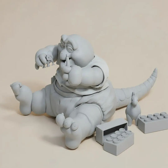 Небоядисана 3D Фигура Baby Dinosaurs Disney 3D Боядисване DIY Подарък Цветове 20 см 1:8