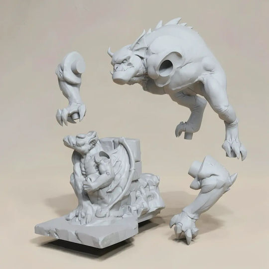 Unpainted 3D Figure Bronx From Disney Painting Diy Gift Colors 30 Cm 1:6