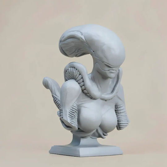 Άβαφη 3d Φιγούρα Alien Couple Bust Βάψιμο Diy Δώρο Χρώματα 30 Cm 1:6