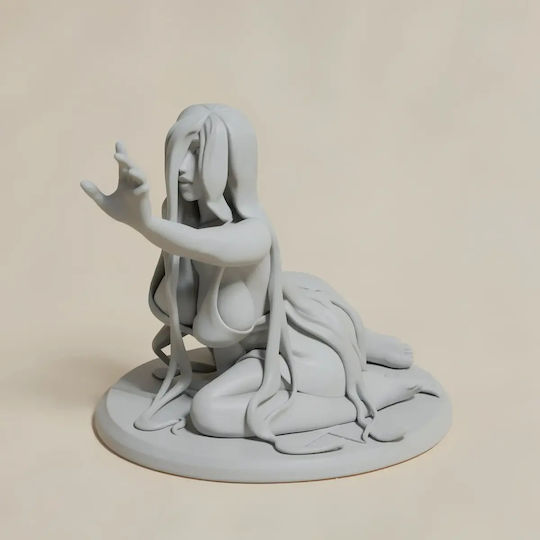 Άβαφη 3d Фигура Ghost Girl Хелоуин Боядисване Diy Подарък Цветове 20 См 1:8