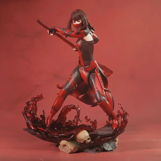 Небоядисана 3D Фигура Skarlet Mortal Kombat 11 3D Боядисване DIY Подарък Цветове 30 см 1:6