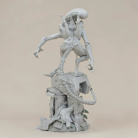 Άβαφη 3D Фигура Alien Xenomorph 457 мм Боядисване DIY Подарък Цветове 15,2 см 1:12