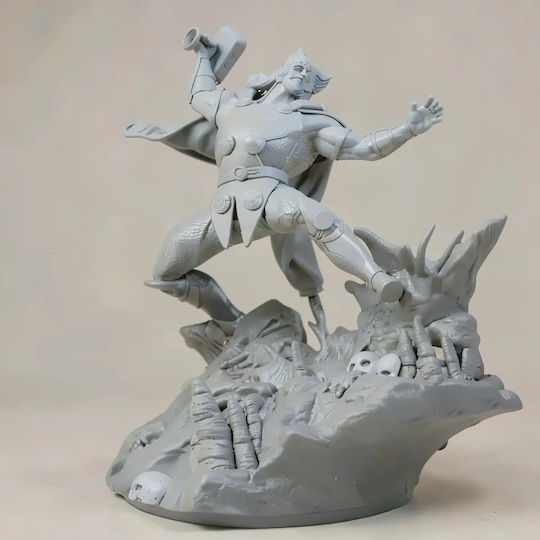 Άβαφη 3d Φιγούρα Thor V2 From Marvel Βάψιμο Diy Δώρο Χρώματα 30 Cm 1:6