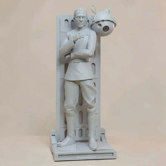 Unpainted 3D Figure Grand Moff Tarkin From Star Wars Painting Diy Gift Colors 30 Cm 1:6