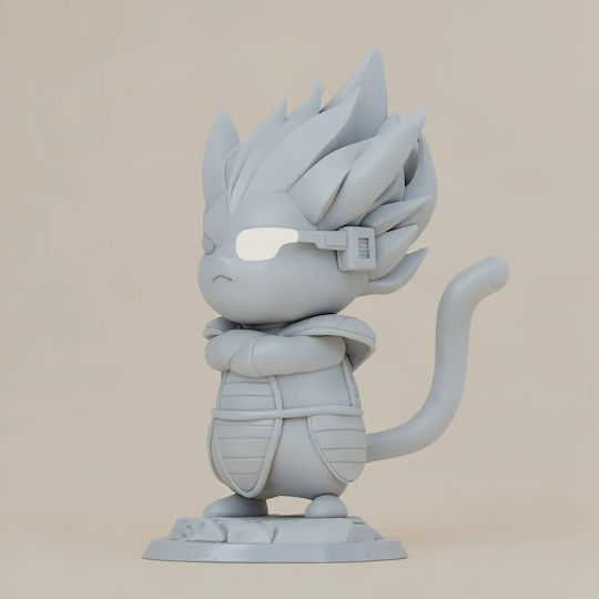 Небоядисана 3D Фигура Pikachu Cosplay Vegeta Готова За Боядисване DIY Подарък Цветове 30 См 1:6