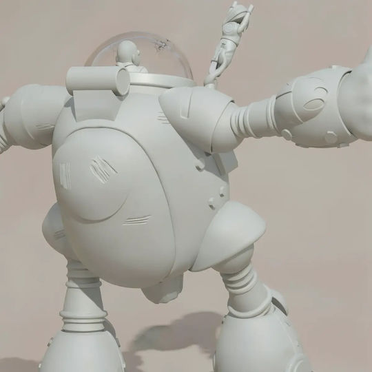 Άβαφη 3d Φιγούρα Goku Robot 3d Βάψιμο Diy Δώρο Χρώματα 30 Cm 1:6