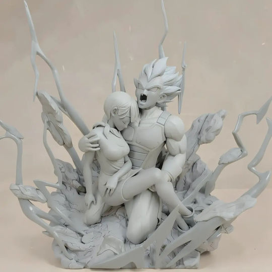Άβαφη 3D Фигура Vegeta Bulma Death Digital Боядисване DIY Подарък Цветове 20 см 1:8