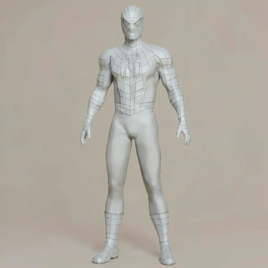 Небоядисана 3D Фигура Spiderman Tobey No Way Home Basic Files Боядисване DIY Подарък Цветове 15,2 см 1:12