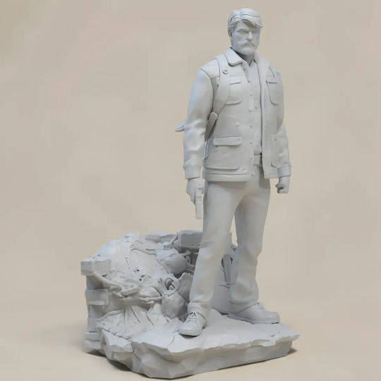Unpainted 3D Figur Joel Pedro Pascal Game Version From The Last of Us Painting Diy Geschenk Farben 20 Cm 1:8