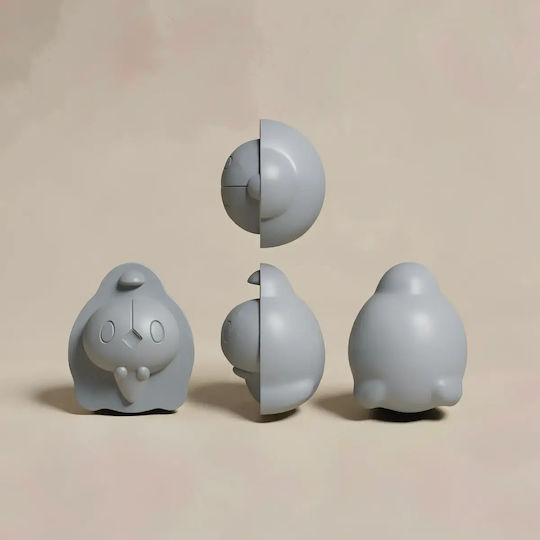 Unpainted 3D Pokemon Figure Collection Solosis Reuniclus Painting DIY Gift Colors 15.2 Cm 1:12