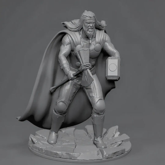Unpainted 3D Figure Thor End Game V2 Painting Diy Gift Colors 30 Cm 1:6