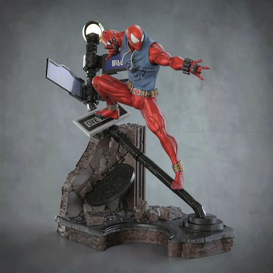 Unpainted 3D Figure Scarlet Spider From Marvel Painting Diy Gift Colors 15.2 Cm 1:12