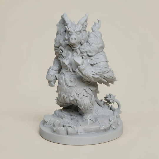Sammlbare Figur Kaiju Pokemon Fire Boar Emboar Bemalung Diy Geschenk Farben 20 Cm 1:8