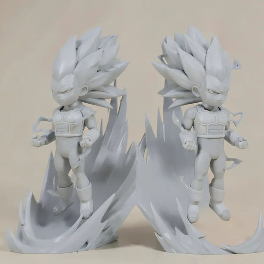 Sammlbare Figur Vegeta Super Saiyan 3 Daima Chibi 3d Bemalt Diy Geschenk Farben 30 Cm 1:6