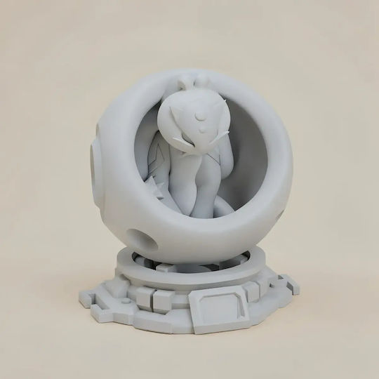 Unpainted 3D Figure Super Basic Pokemon Raikou Healing Machine Painting DIY Gift Colors 30 Cm 1:6