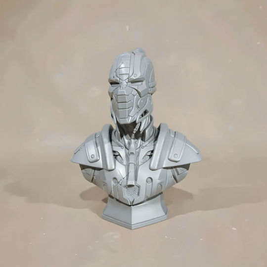 Άβαφη 3D Фигура Mortal Kombat Cyrax Бюст Цифрово Боядисване Направи Си Сам Подарък Цветове 30 См 1:6