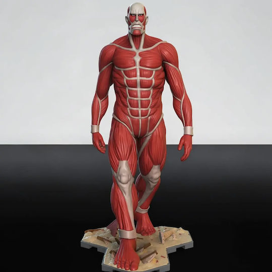 Unpainted 3D Figur Bertholdt Titan Aus Angriff auf Titan Bemalen Diy Geschenk Farben 30 Cm 1:6