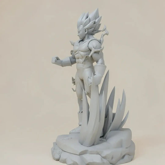 Небоядисана 3D Фигура Majin Vegeta Injury 3D Боядисване DIY Подарък Цветове 20 см 1:8