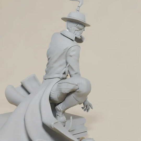 Unpainted 3D Figure Spider Noir Gun Printing Figurine Painting DIY Gift Colors 15.2 Cm 1:12