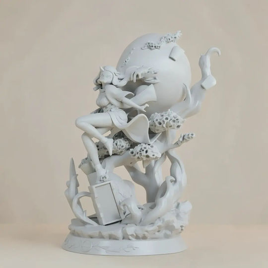 Figurină 3D Nezuko Neagră Model Din Demon Slayer Vopsire Diy Cadou Culori 30 Cm 1:6