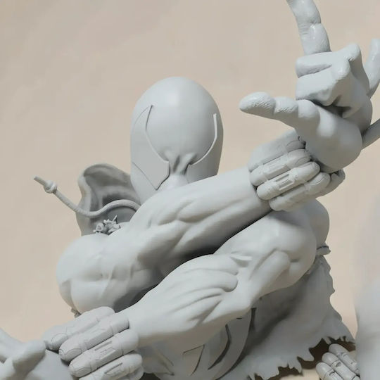 Unpainted 3D Figure Scarlet Spider In Action 3D Painting DIY Gift Colors 15.2 Cm 1:12