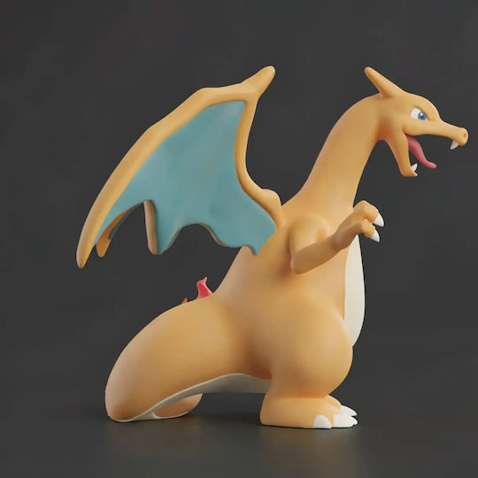 Άβαφη 3d Φιγούρα Charizard Life Size Pokemon 3d Βάψιμο Diy Δώρο Χρώματα 30 Cm 1:6