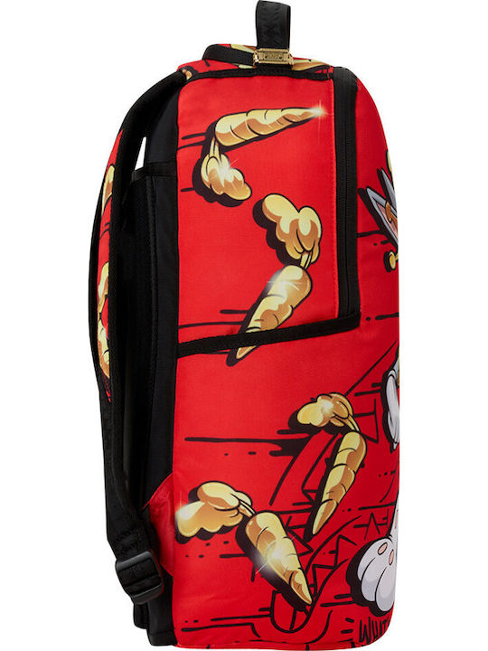 Sprayground Ghiozdan de Spate Roșu cu Husă pentru Sticlă de Apă Sprayground Ghiozdan de Spate Roșu cu Husă pentru Sticlă de Apă