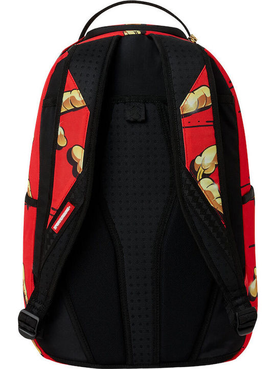 Sprayground Ghiozdan de Spate Roșu cu Husă pentru Sticlă de Apă