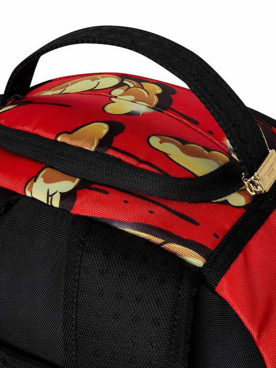 Sprayground Ghiozdan de Spate Roșu cu Husă pentru Sticlă de Apă