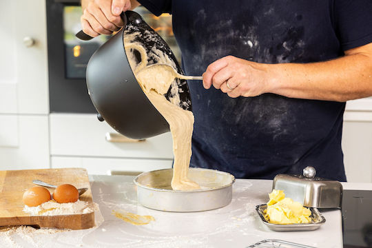Kitchen Craft Φόρμα Ζαχαροπλαστικής για Τάρτα από Αλουμίνιο με Αποσπώμενη Βάση 20x20εκ.