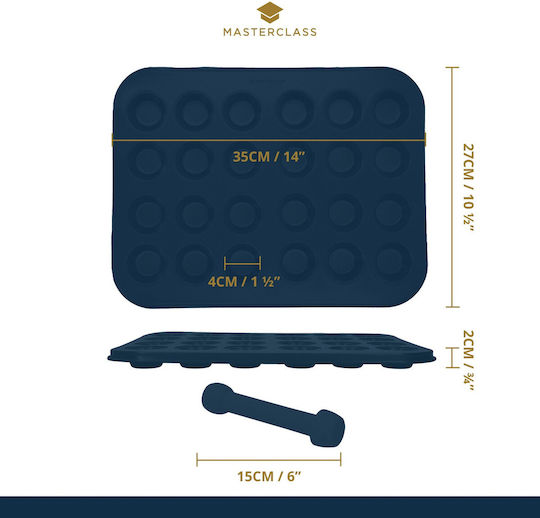 Kitchen Craft Bakeware Tin Made of Stainless Steel 35x27cm