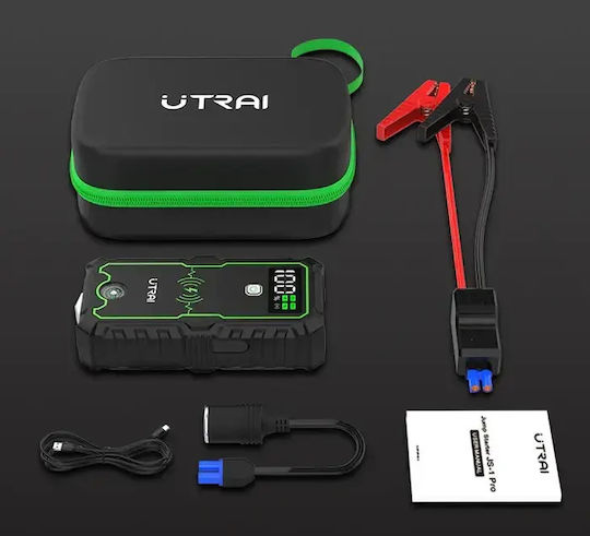 Utrai JS-1 Pro Tragbarer Batterie-Starter Auto & Motorrad 16000mAh mit Power Bank USB Taschenlampe 12V