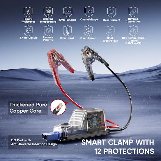 Utrai JS5 Tragbarer Batterie-Starter Auto & Motorrad 27000mAh mit Power Bank USB Pumpe Taschenlampe 12V