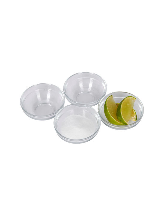 Kitchen Craft Кръгла Стъклена Съд За Сервиране 4 Бройки